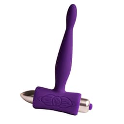 Rocks-Off Petite Sensations Teazer Analplug in Lila, vollständige Gesamtansicht