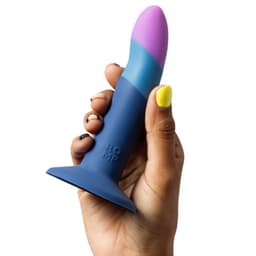 Sauganfangbasis des ROMP Piccolo Dildos in Nahaufnahme fotografiert