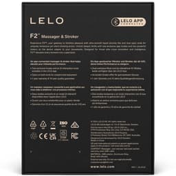 Verpackung des Lelo F2S Masturbators mit Produktabbildung und Markenlogo