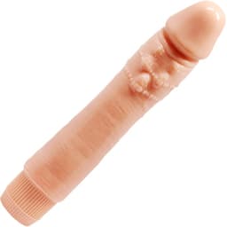 Baile Dybbuk realistischer Vibrator, Seitenansicht mit gut erkennbarer Kontur des Schafts
