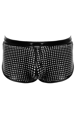 Noir Handmade Men Chaos Shorts, Detailansicht der Naht