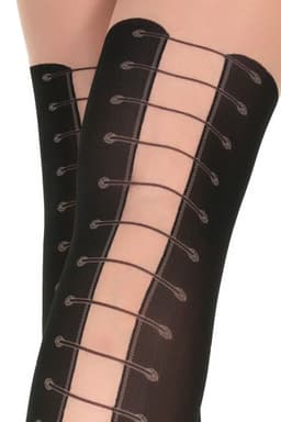 Legg Story Sasha Strumpfhose, Detailansicht des Musters – Dessous-Strumpfmode