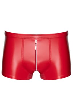 Noir Handmade Ignite Herren-Shorts in Rot, Größenvergleich im Vergleich zur Körperform