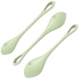 Verpackung des Satisfyer Yoni Power 2 Trainingsset in Produktfotografie