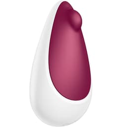 Satisfyer Spot On 3 Klitoris-Vibrator im Größenvergleich zur Hand