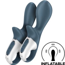 Satisfyer Air Pump Booty 2 von der Seite, aufgeblasener Körper im Detail