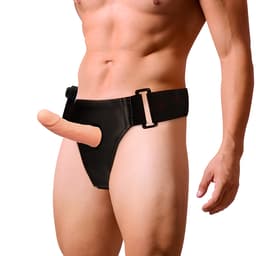 Harness Attraction Hollow-Strap-on – Modellserie – Basic – mit Vibration (15 cm / Ø 5 cm), Ansicht 29