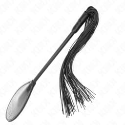 Kink Love&Sexy Paddle, Quasten am Ende des Griffs in Nahaufnahme