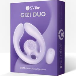 Snail Vibe Gizi Duo Paarstimulator, Nahaufnahme der glatten Oberfläche