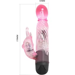 Baile Rabbit-Vibrator, genoppte Oberfläche im Detail, Nahaufnahme der Oberfläche