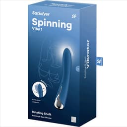 Satisfyer Spinning Vibe 1 Vibrator liegend im Profil in natürlichem Licht fotografiert