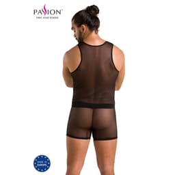 Passion Oscar Herren-Dessous-Set von hinten getragen, Produktfoto auf weißem Hintergrund