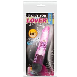 Baile Vibrator Rosa, Gesamtansicht auf hellem Hintergrund in Produktfotografie