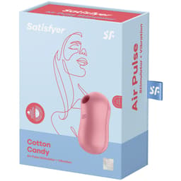 Satisfyer Cotton Candy Klitoris-Stimulator aus Silikon und ABS in den erhältlichen Farbvarianten nebeneinander