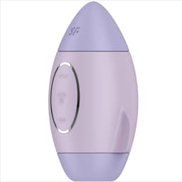 Satisfyer Mission Control von der Seite, Öffnung und Silikonoberfläche im Detail