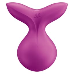 Satisfyer Viva La Vulva 3 mit magnetischem USB-Ladekabel, Ansicht der Formgebung im Überblick