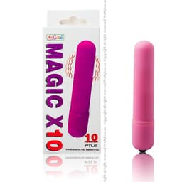 Baile Magic X10 Mini-Vibrator, Gesamtansicht in scharfer Nahaufnahme
