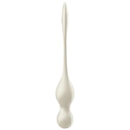 Rückseite der Verpackung mit Produktinformationen zum Satisfyer Kegelkugeln