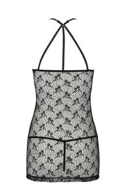 Passion Chemise von der Seite, Tüllstruktur im Detail – Passion Erotic Collection