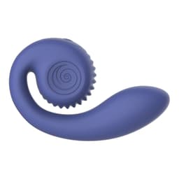 Snail Vibe Gizi Lite Dual-Vibrator in Lila, Gesamtansicht in Studioqualität