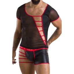 Passion Mark Herren-Dessous-Set, Detailansicht der Verarbeitung