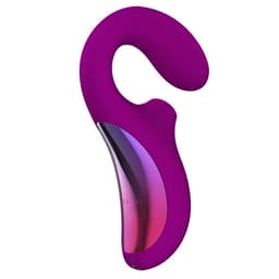 Lelo Enigma Tiefrosen, Ansicht von der Seite mit Schallwellen-Aufsatz