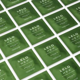 Lelo Hex Organic – Kondome aus Bio-Latex mit Sechseckstruktur – 12 Stück, Ansicht 16