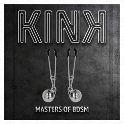 Kink – dünne Nippelklemmen mit Glöckchen, 7 cm – Silber, Ansicht 15