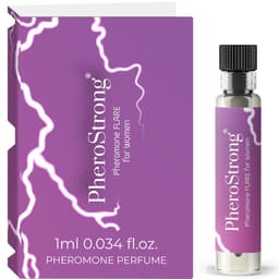 Verpackung des PheroStrong Flare for Women Pheromon-Parfums für Frauen