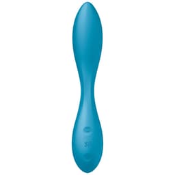 Satisfyer G-Spot Flex 1 mit Bedienelementen in Nahaufnahme, aus einem weiteren Blickwinkel