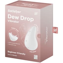 Rückseite der Verpackung mit Produktinformationen zum Satisfyer Auflegevibrator