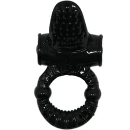 Baile Sweet Ring Vibrationsring texturiert in Schwarz, Gesamtansicht
