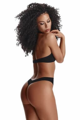Demoniq LadyX Nita Ouvert-Body, Rückenansicht mit Gummibändern