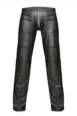 Noir Handmade H021 Fetisch-Hose in schwarz, Gesamtansicht, Fetisch-Hose von Noir Handmade