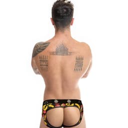 Anais Men Banana Jockstrap-Bikini von hinten mit offenem Gesäß