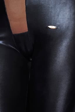 7Heaven Molina Catsuit, Tüll-Einsätze in Nahaufnahme gezeigt