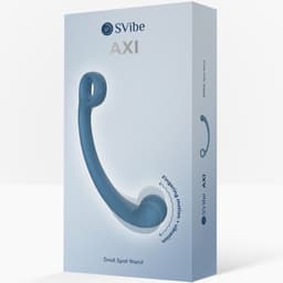 Snail Vibe AXI Massagestab, in der Hand gehalten, Größenverhältnis erkennbar