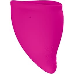 Fun Cup Größe A Magenta, Nahaufnahme des Silikonmaterials