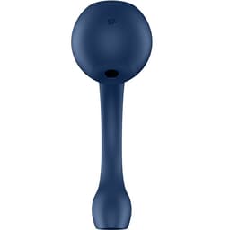 Satisfyer Pro+ Wave 4 im Größenvergleich mit der Hand mit gut sichtbaren Konturen