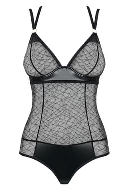 Obsessive 859-TED-1, Detailansicht des Netzmaterials, Studioaufnahme in neutralem Hintergrund
