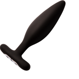 Je Joue Egon Analvibrator von der Seite, Form und breite Basis im Detail