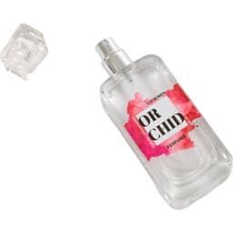 SecretPlay Orchidee Pheromon-Parfum 50 ml neben der Verpackung mit Produktangaben