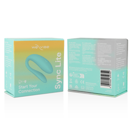 Verpackung des We-Vibe Sync Lite Paarvibrators mit Produktabbildung