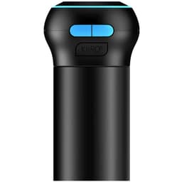 Kiiroo Control interaktiver Controller in der Hand gehalten, Größenverhältnis sichtbar