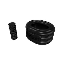 Bathmate Vibe Ring Stretch mit USB-Ladekabel in Nahaufnahme fotografiert