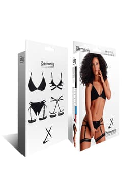 Demoniq LadyX Dorita Set, Detailansicht der verstellbaren Träger