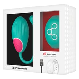 Wearwatch Egg mit WatchMe-Smartwatch am Handgelenk – Studioaufnahme