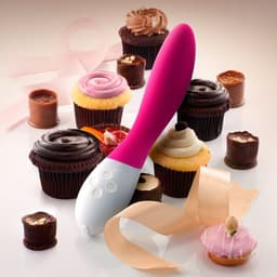 Lelo Mona 2 Vibrator beim Aufladen über das mitgelieferte USB-Ladekabel