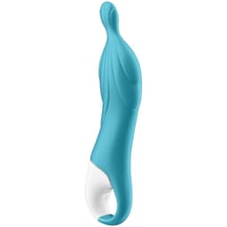 Satisfyer A-Mazing 2 von der Seite mit geriffeltem Schaft im Detail