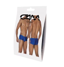 Cut4Men Hipster-Slip aus Mikrofaser in Königsblau, am Körper getragen fotografiert